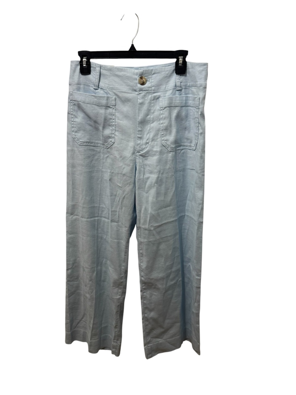Maeve Colette Wide Leg Linen Blend Cropped Pants Size 29